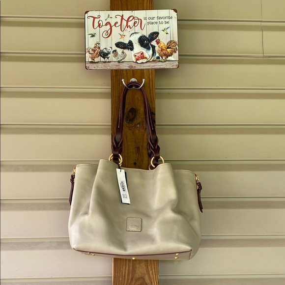 Dooney & Bourke Large Barlow Leather Shoulder Bag - Picture 1 of 15